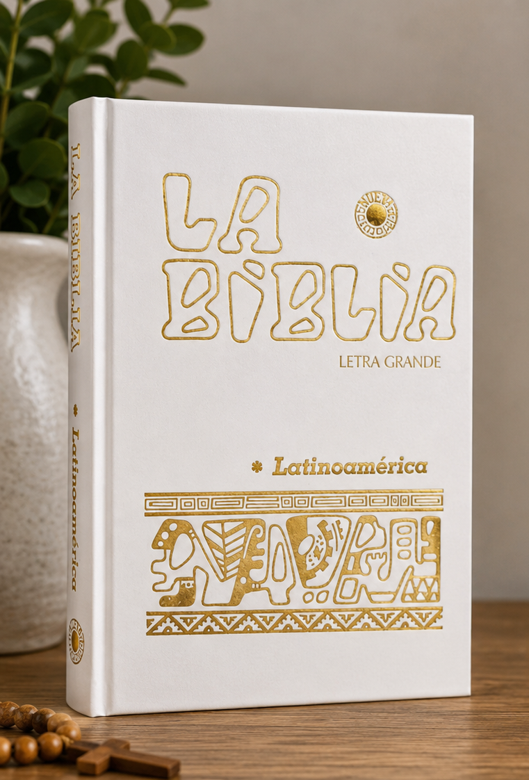 La Biblia Latinoamérica Letra Grande – Tapa Dura | Blanca